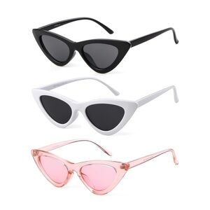 3 pack cat eye sunglasses - cute!